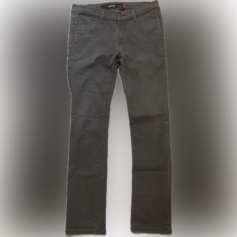 KR3W KSLIM denim pants, size 32, color gray